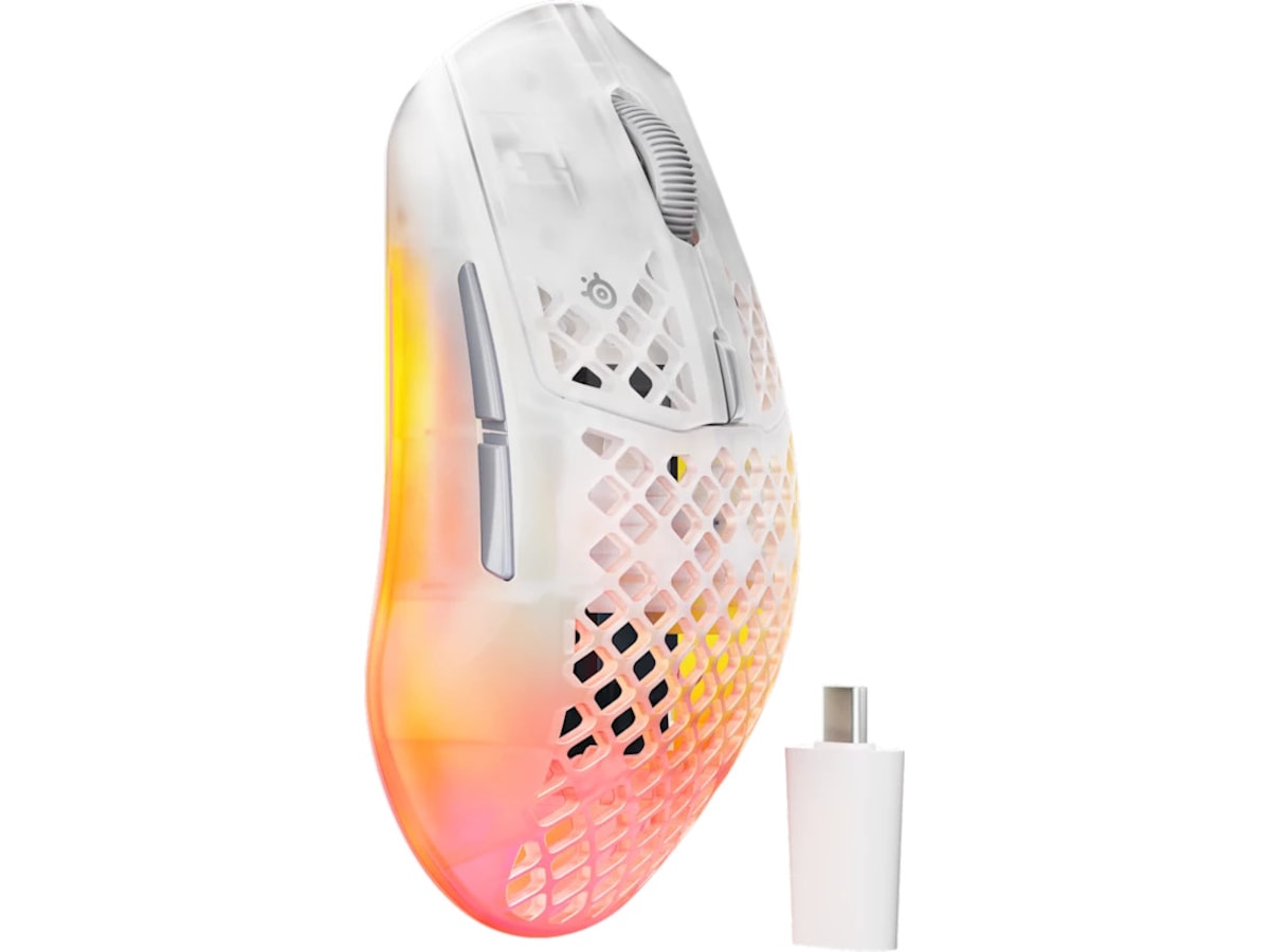 SteelSeries Aerox 3 WL Gen 2 trådlös gamingmus (ghost) Gamingmus