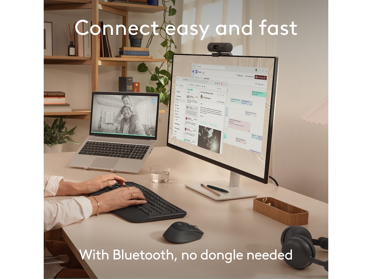 Logitech Signature Comfort M850 L trådlös mus (graphite) Mus