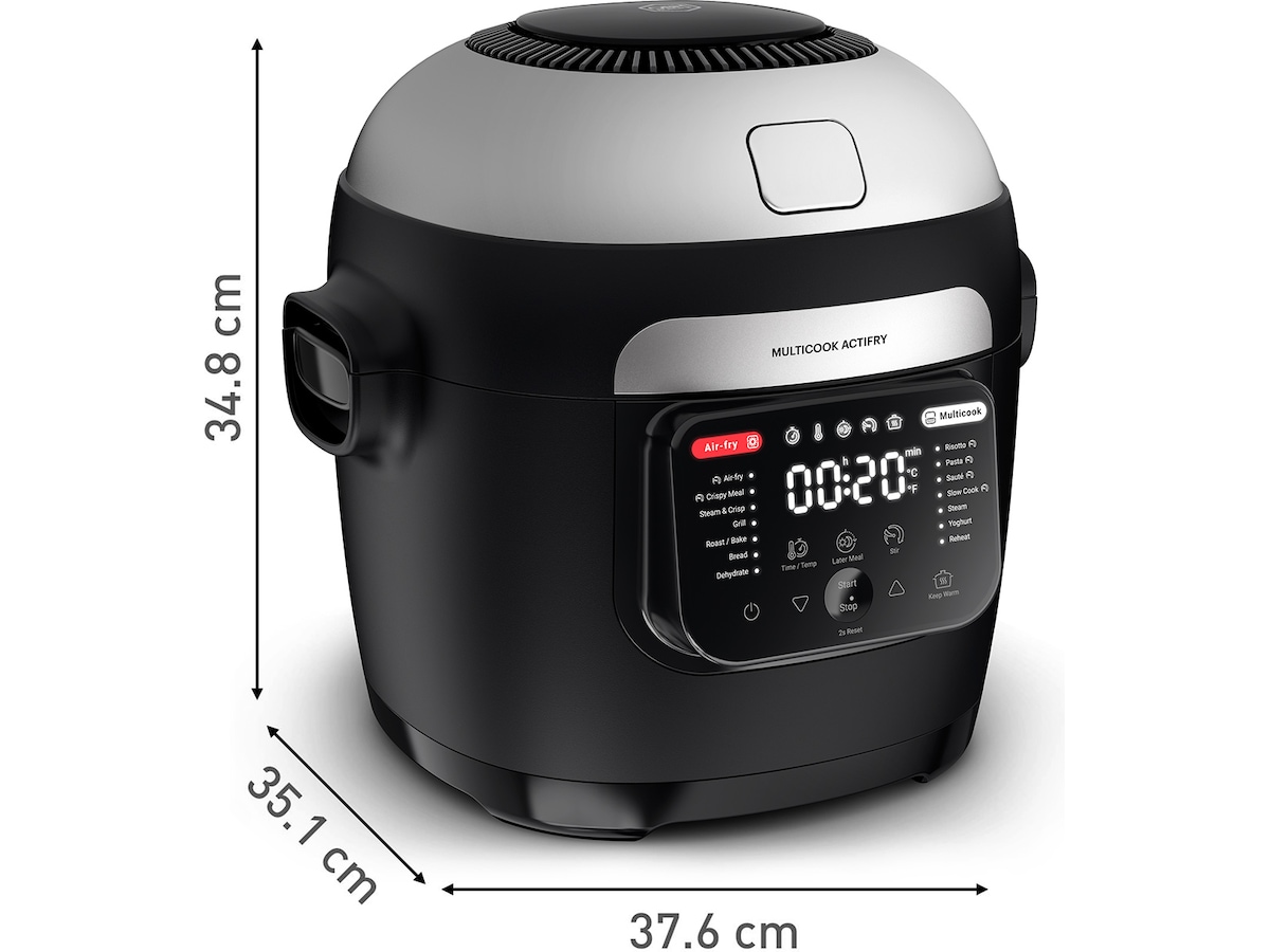 OBH Nordica Actifry Multicooker 6L (svart) Mat- & ångkokare
