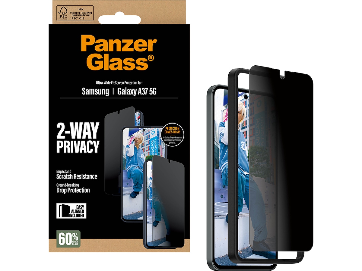 PanzerGlass Galaxy A37 5G Privacy Skärmskydd Skärmskydd mobiltelefon