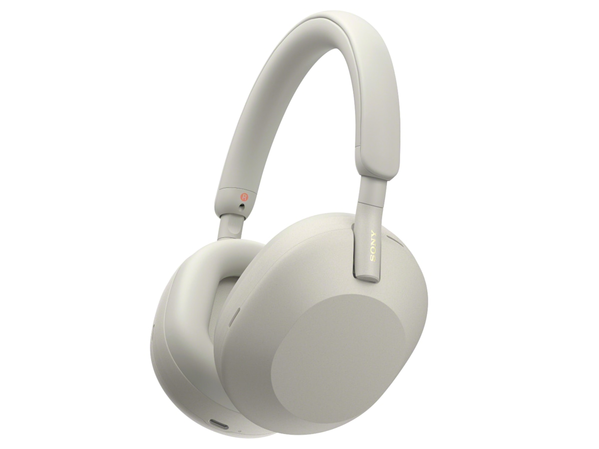 Sony WH-1000XM5 trådlösa hörlurar, Over-Ear (silver) -B-Grade Demo headset