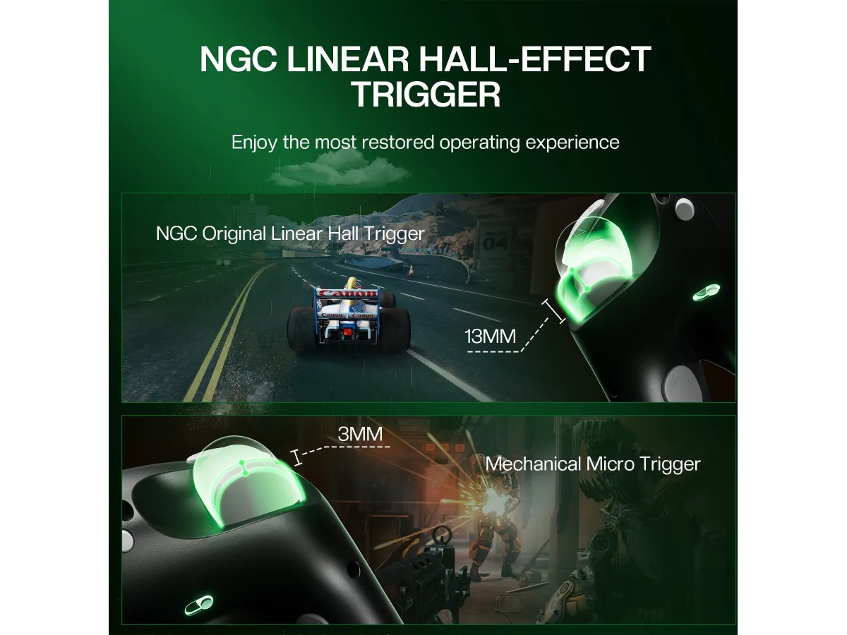 NYXI Wizard 2 Joy-Pad (svart) Tillbehör till spelkonsoler