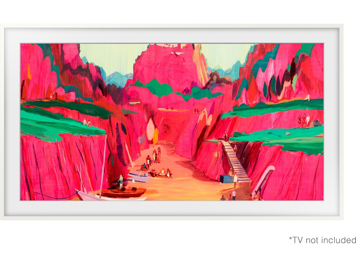 Samsung 75" ram till The Frame och The Frame Pro (2021-2025, Vit) -B-Grade Demo TV/projektorer