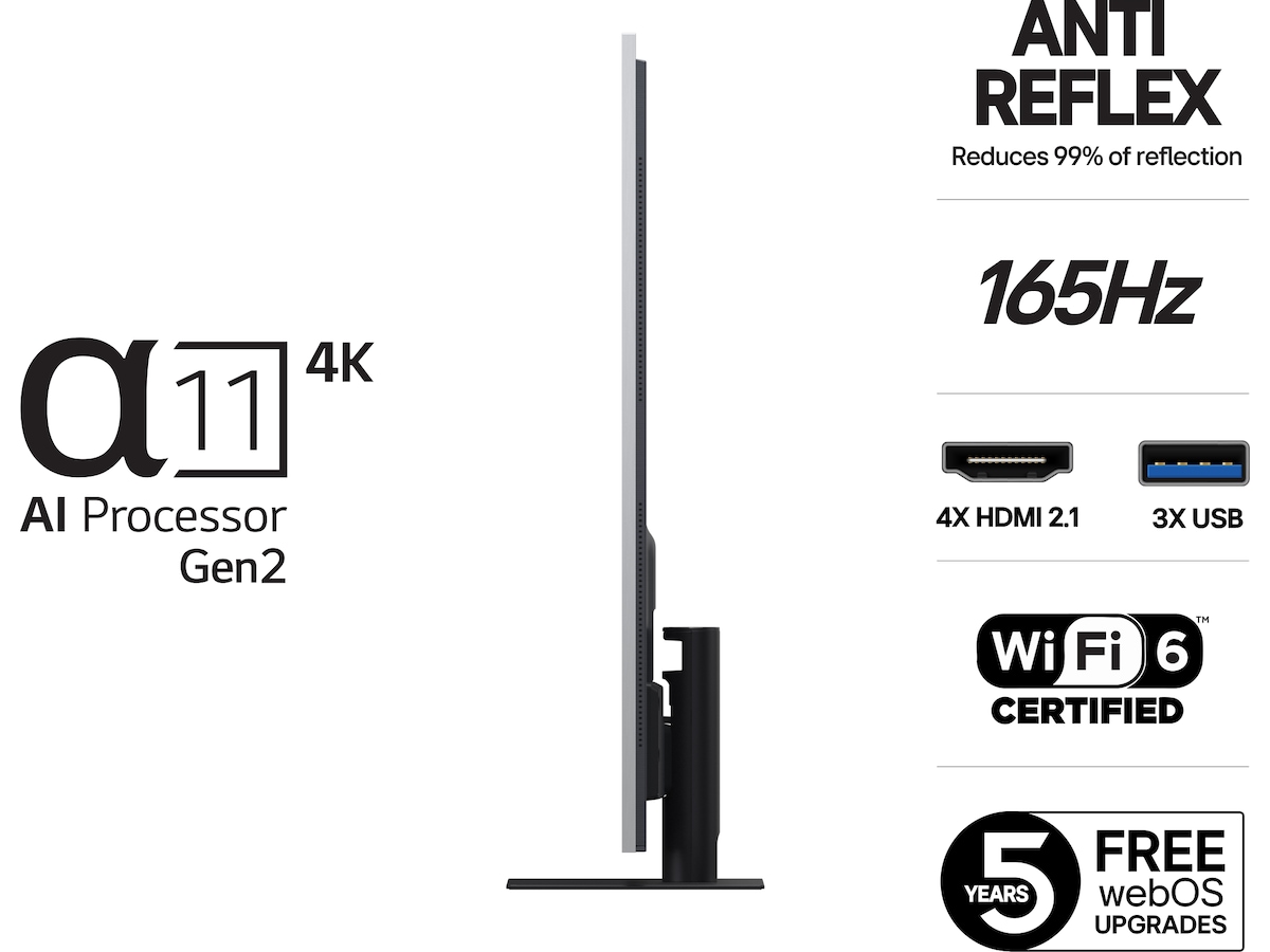 LG 55" G5 AI 4K OLED Smart TV (2025) + ljudplank 50 - 59 tums TV