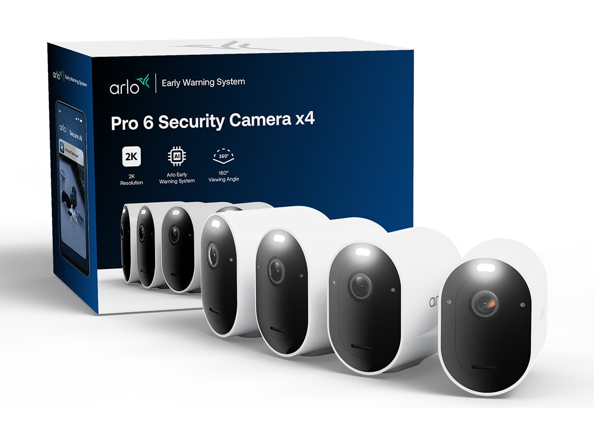 Arlo Pro 6 2K övervakningskamera 4-pack Övervakningskamera