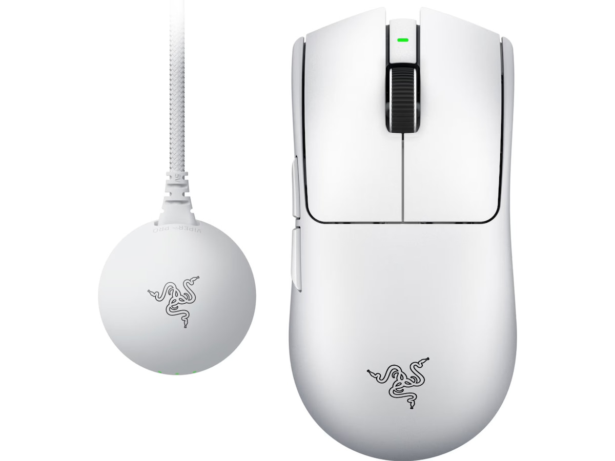Razer Viper V4 Pro trådlös gamingmus (vit) Gamingmus