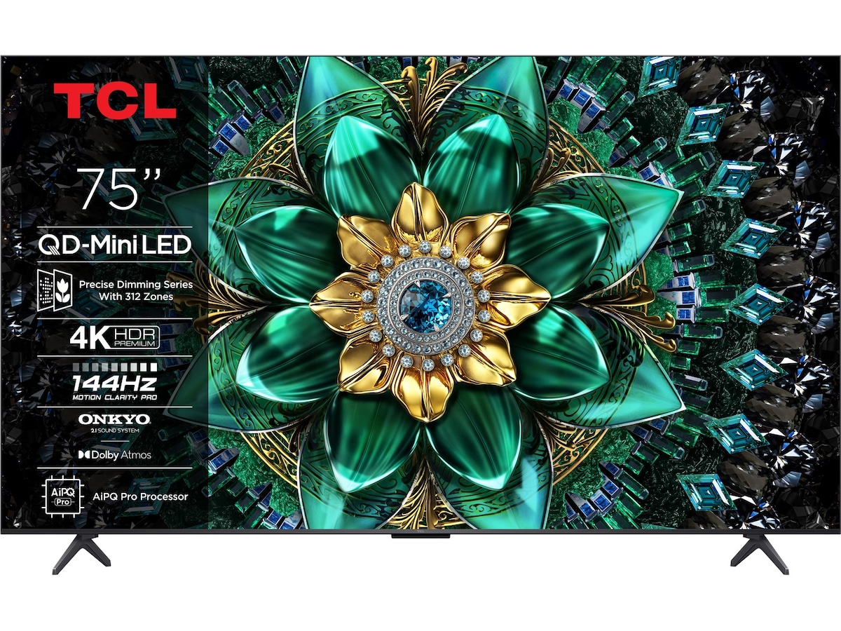 TCL 75" Q6C Premium QD-MiniLED TV (2026) 70 - 79 tums TV