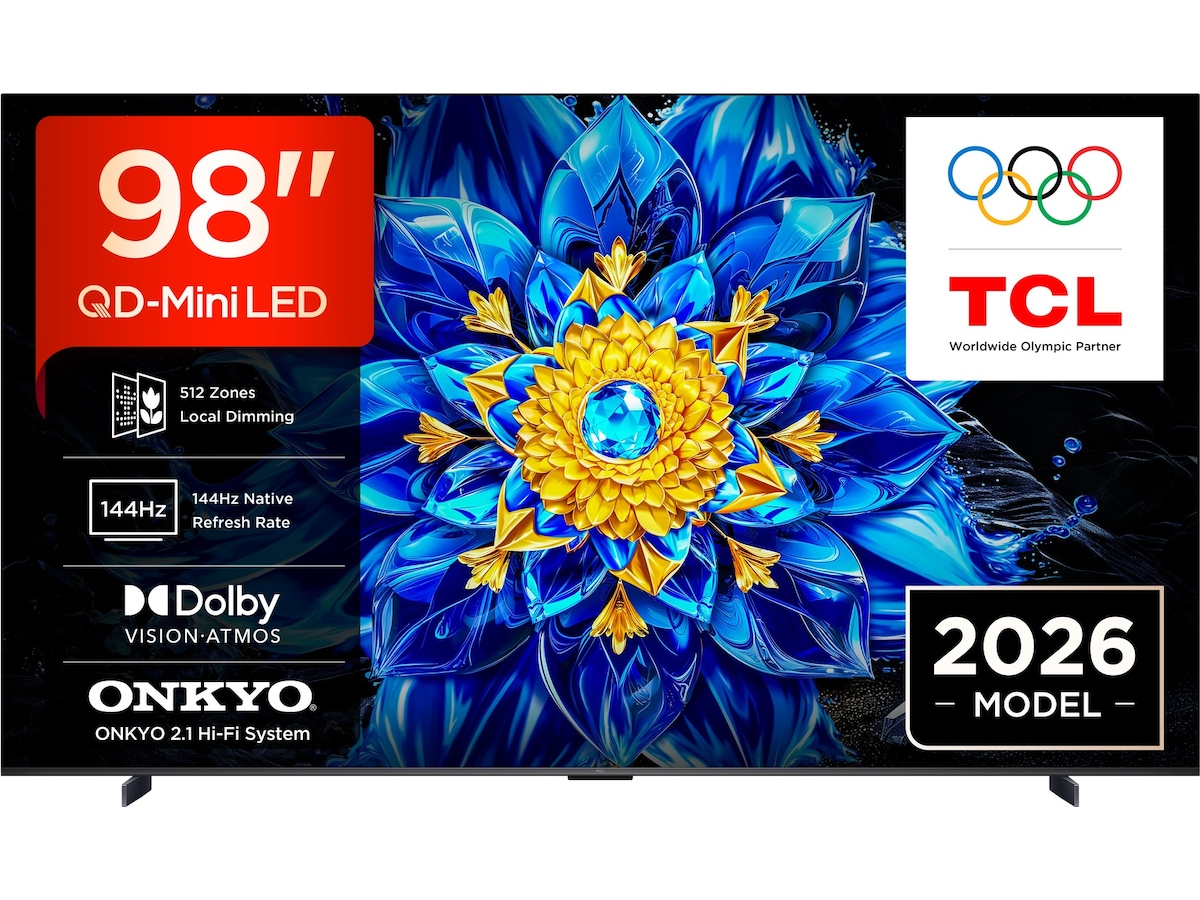 TCL T8D 98” 4K QD-Mini LED Smart TV (2026) Över 80 tums TV