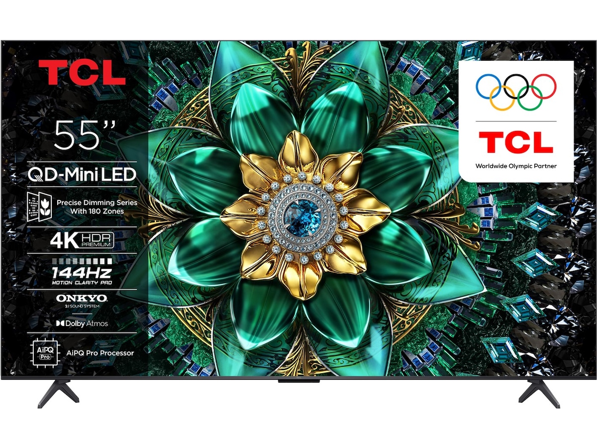 TCL 55" Q6C Premium QD-MiniLED TV (2026) 50 - 59 tums TV