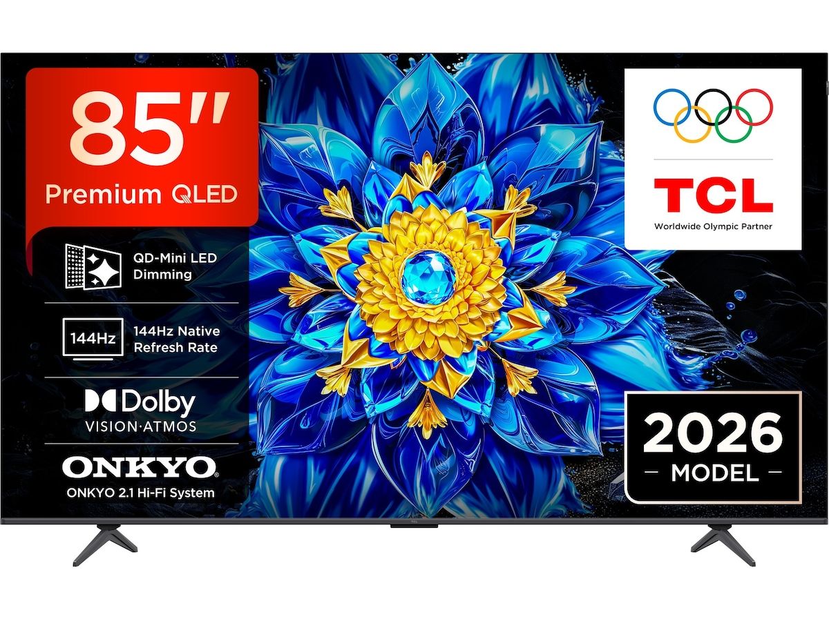 TCL T8D 85” 4K QD-Mini LED Smart TV (2026) Över 80 tums TV