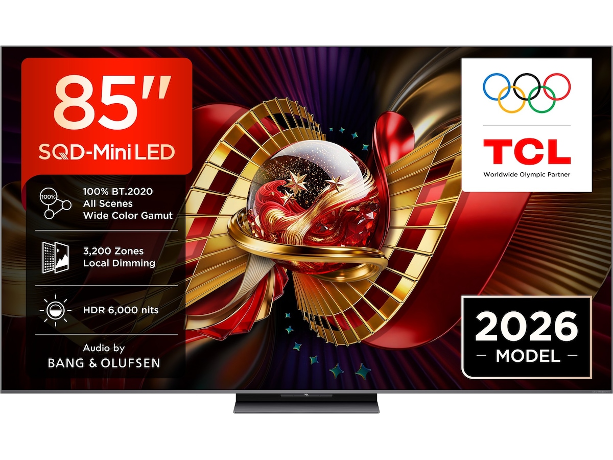 TCL C8L 85” SQD-Mini LED Smart TV (2026) Över 80 tums TV