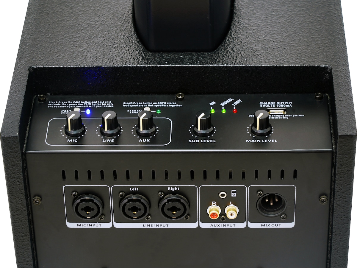 BLG TUBE 8-II  Column PA-system 500W DSP Stereo Bluetooth Högtalare