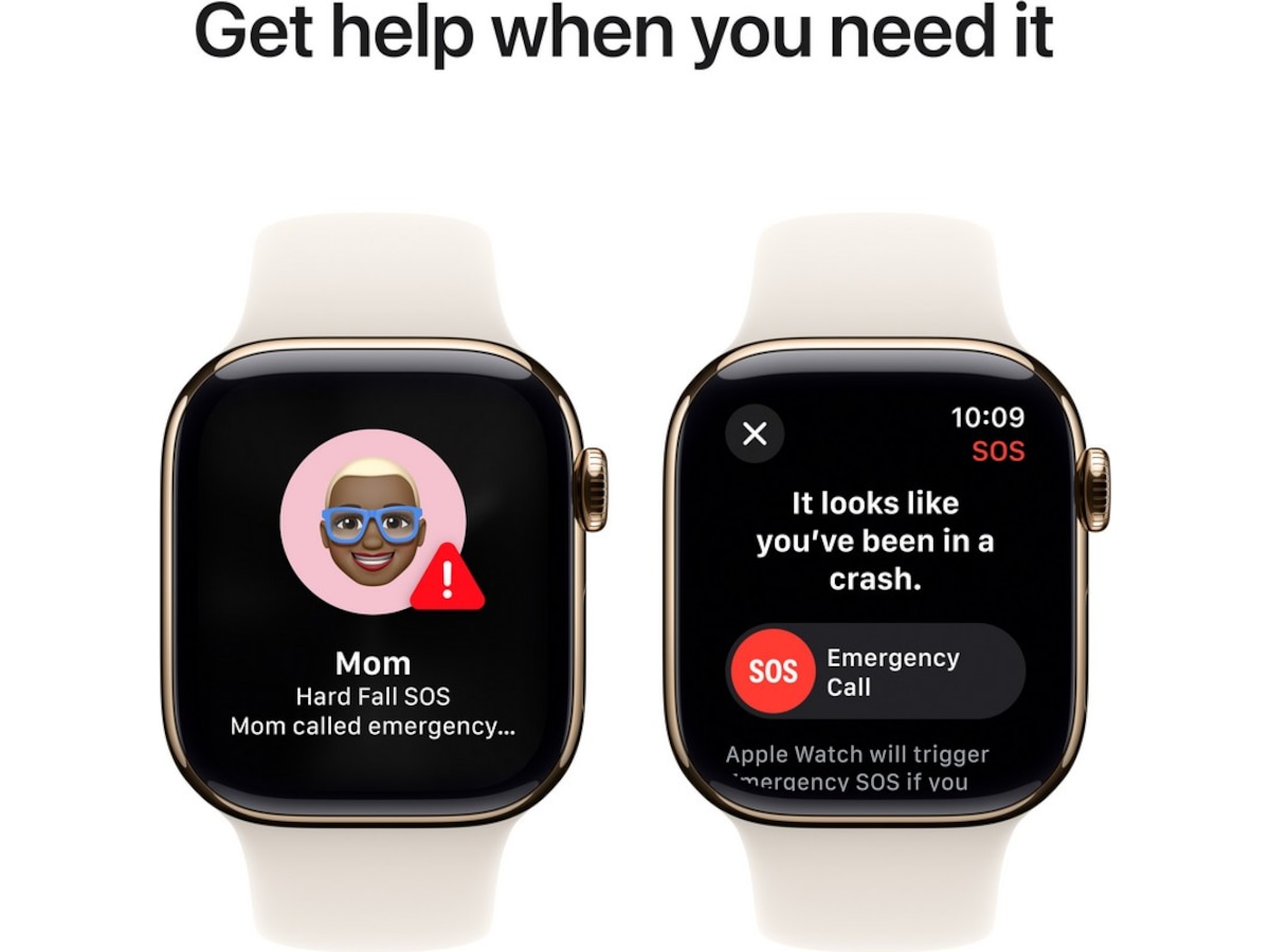 Apple Watch Series 10 GPS + LTE 42mm Titan (guld) -B-Grade Demo watches