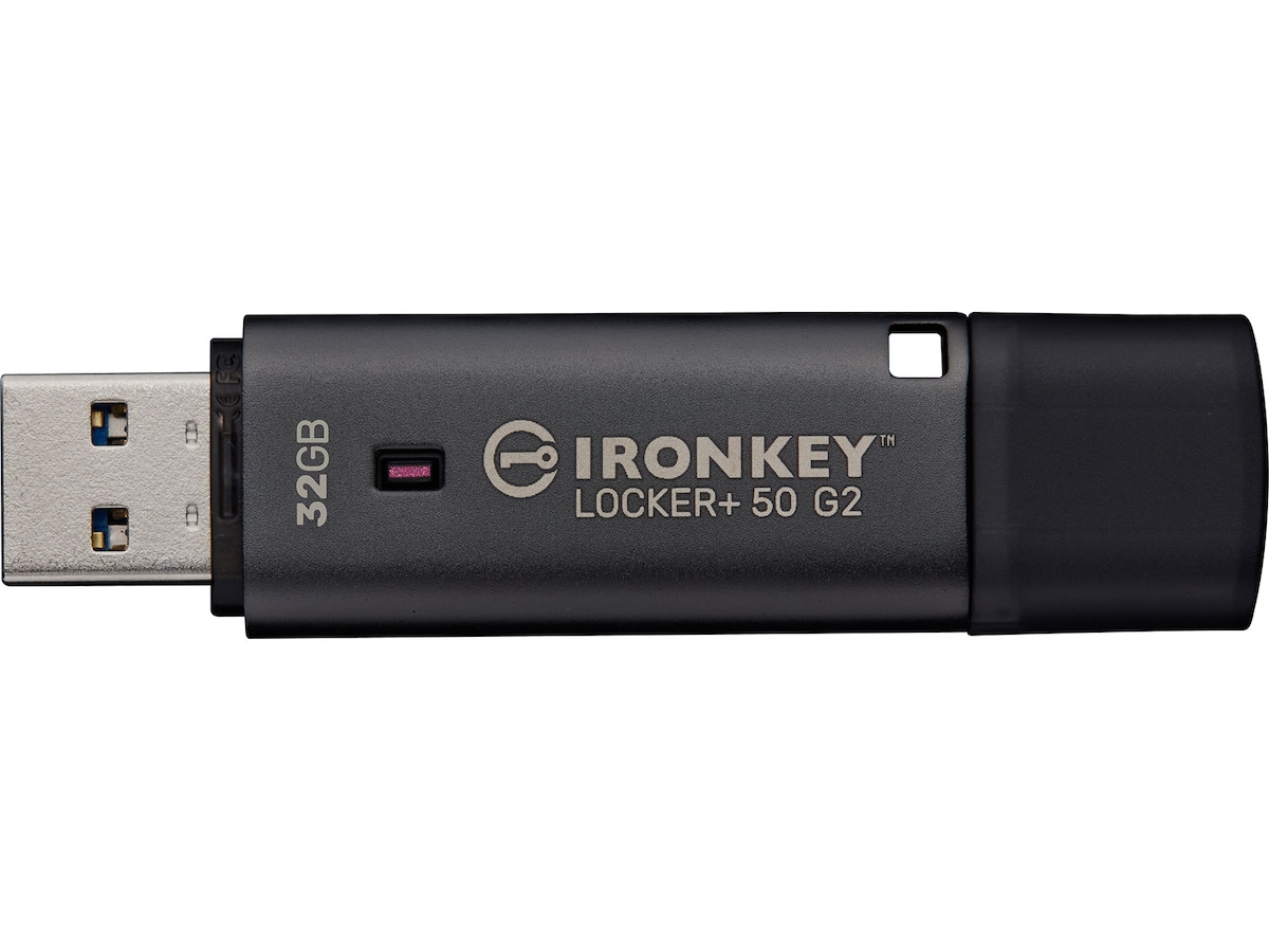 Kingston IronKey Locker+ 50 G2 32GB USB-minnepinne Krypto