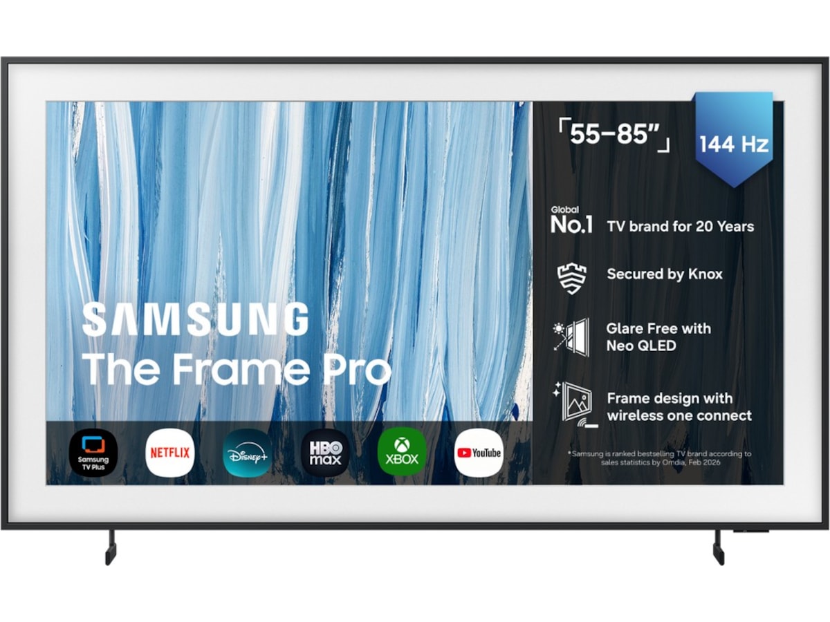 Samsung 75" The Frame Pro Neo QLED 4K Mini LED Smart TV (2026) 70 - 79 tums TV