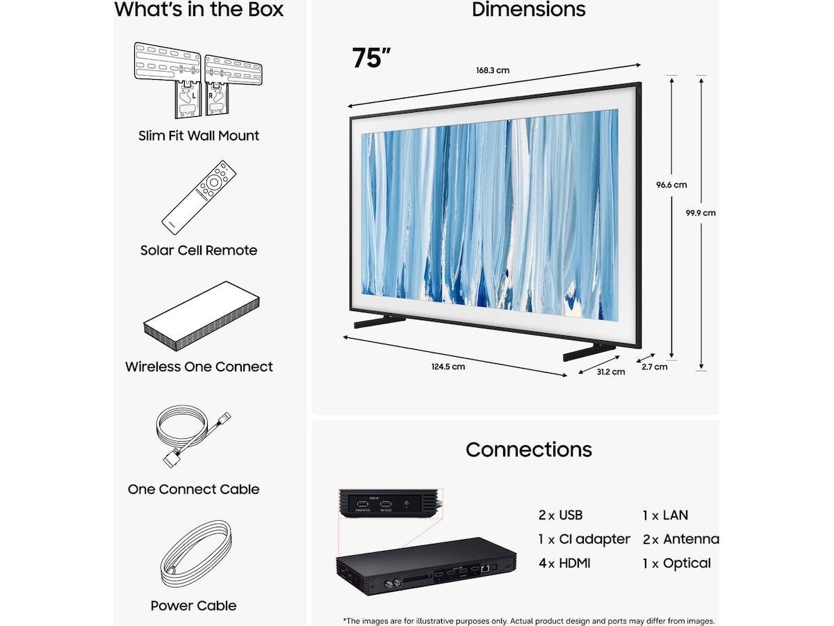 Samsung 75" The Frame Pro Neo QLED 4K Mini LED Smart TV (2026) 70 - 79 tums TV