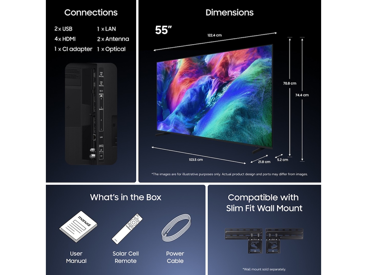 Samsung 55" R85H Micro RGB 4K Smart TV (2026) 50 - 59 tums TV
