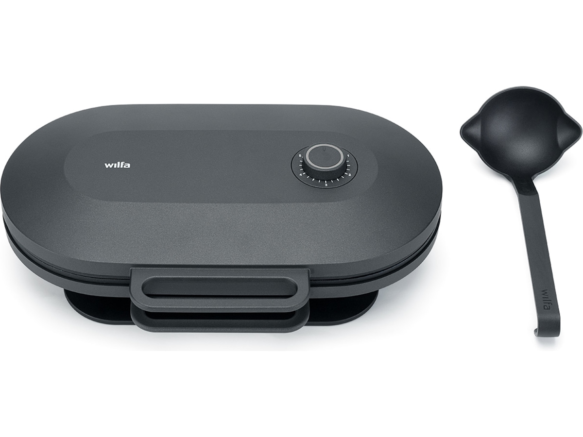 Wilfa Joy Double våffeljärn 1500W (svart) Våffeljärn