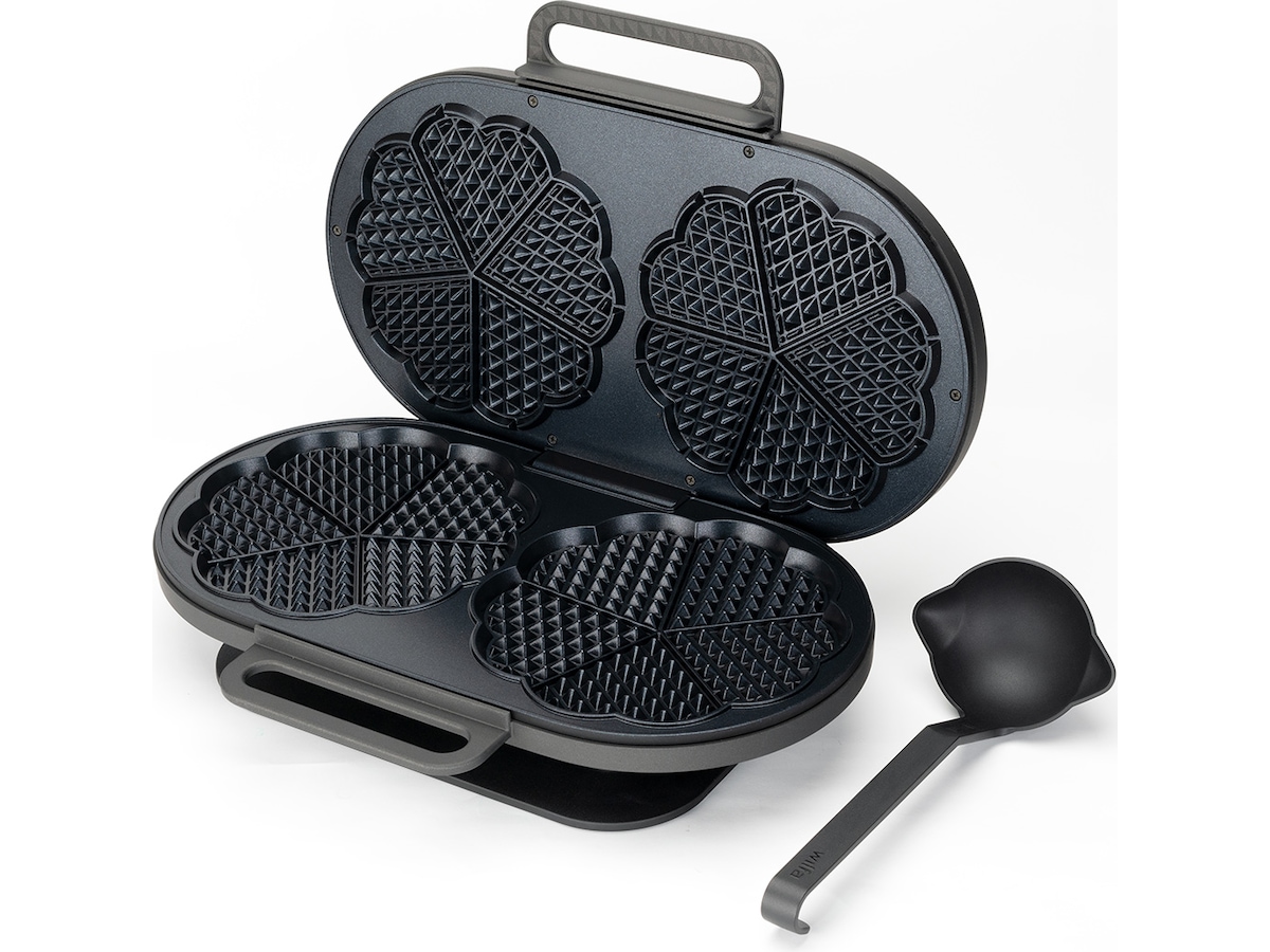 Wilfa Joy Double våffeljärn 1500W (svart) Våffeljärn