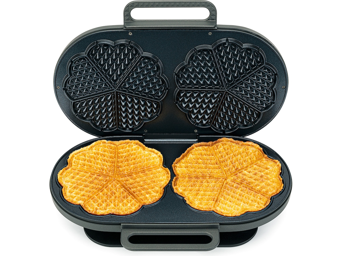 Wilfa Joy Double våffeljärn 1500W (svart) Våffeljärn
