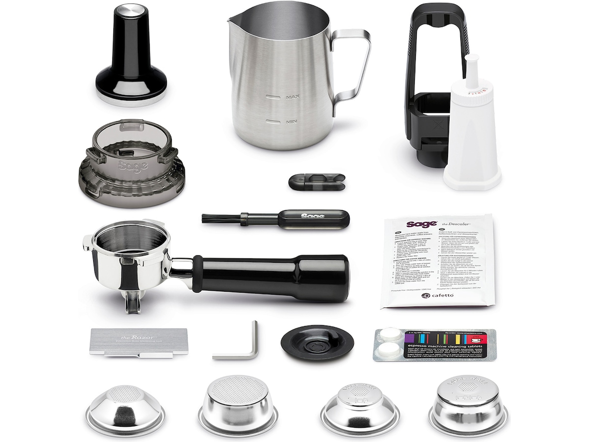 Sage Barista Pro espressomaskin (svart tryffel) Espressomaskiner