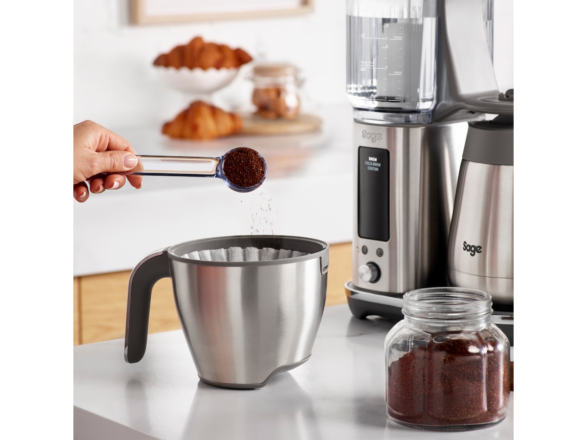 Sage the Luxe Brewer Thermal Kaffemaskin (borstat rostfritt stål) Kaffebryggare