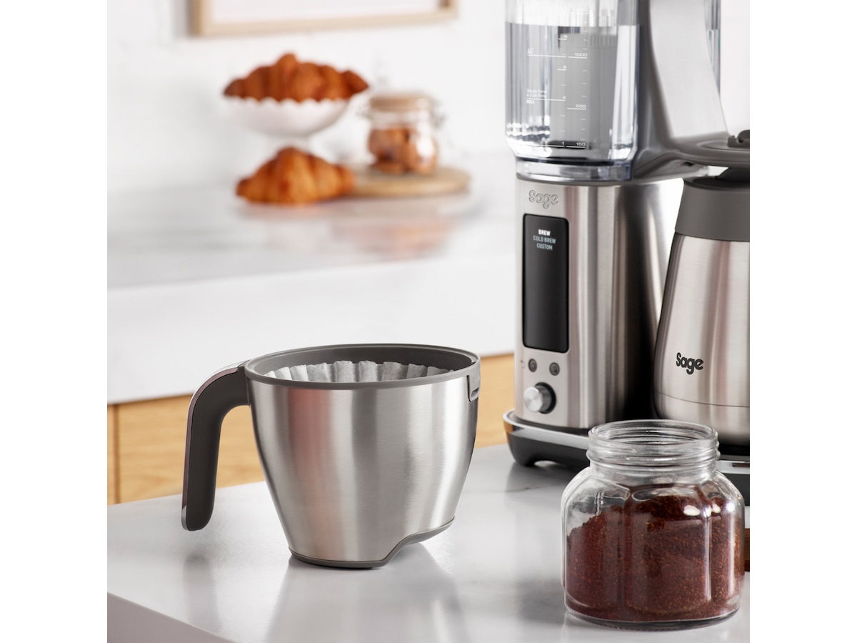 Sage the Luxe Brewer Thermal Kaffemaskin (borstat rostfritt stål) Kaffebryggare