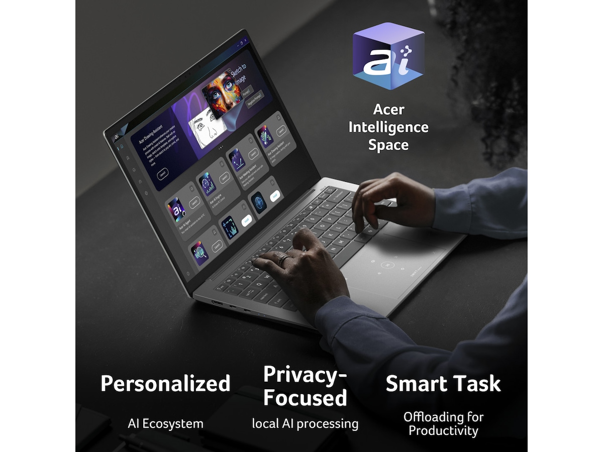 Acer Swift Edge 14 AI 14" OLED WQXGA+ Datorer - Bärbara / laptop