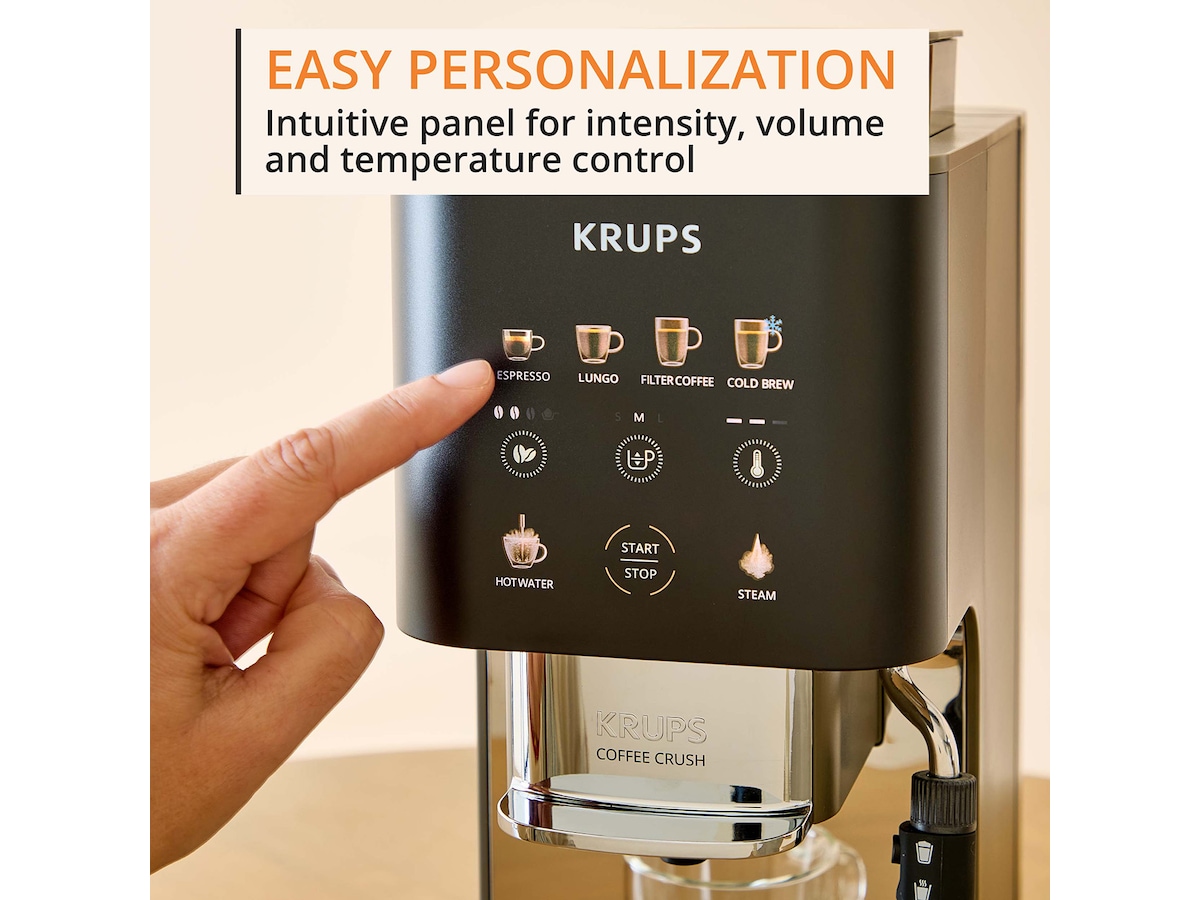 Krups Coffee Crush Experience espressomaskin 1,8L SA403BE0 Espressomaskiner