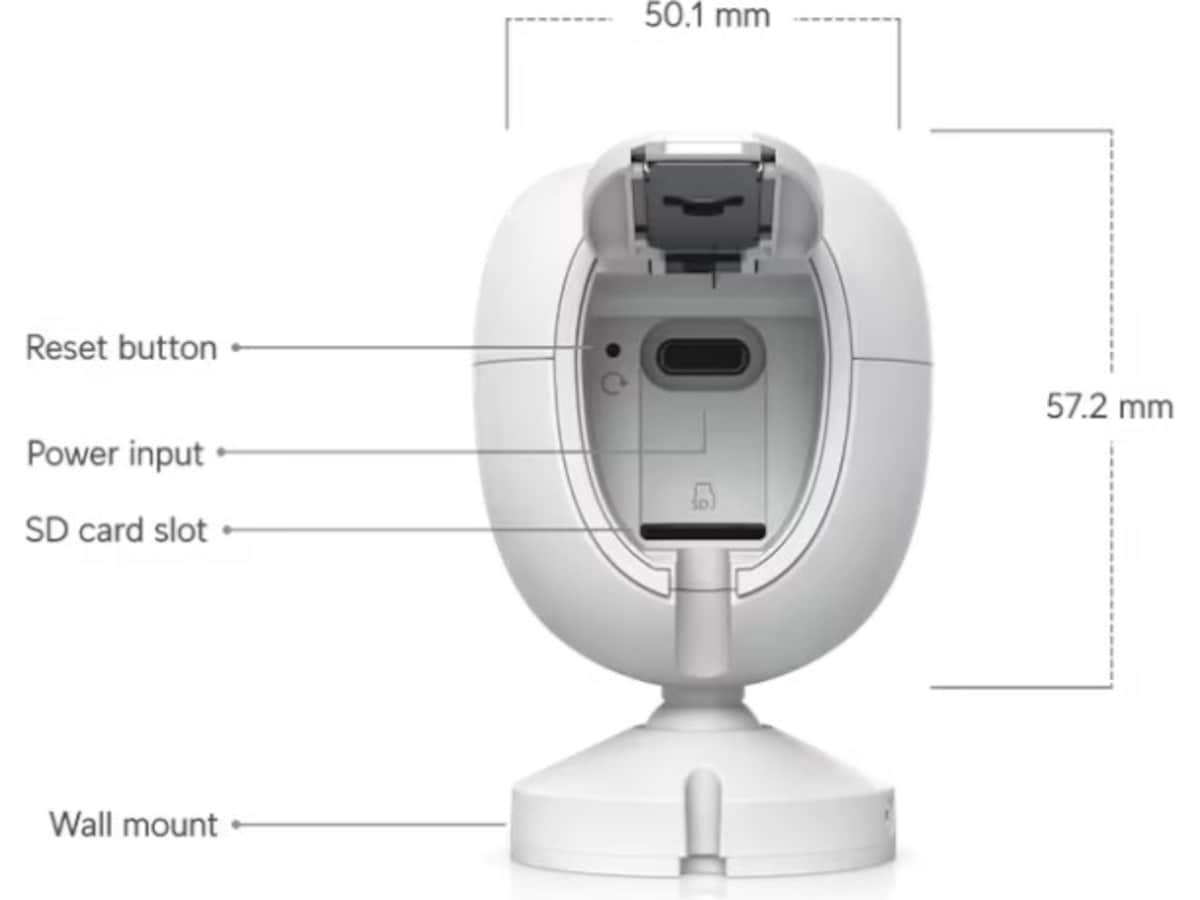 Ubiquiti G6 Instant 4K Övervakningskamera (vit) Övervakningskamera