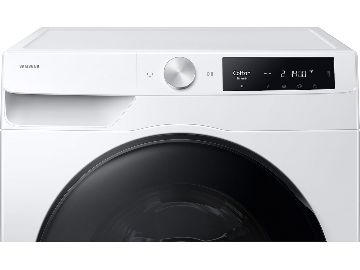 Samsung Tvätt/tork AI Wash 9 kg (vit) Kombinerad tvättmaskin och torktumlare