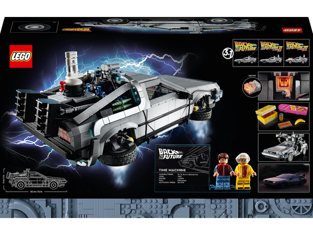 LEGO Icons Tidsmaskin från Tillbaka till framtiden 10300 LEGO
