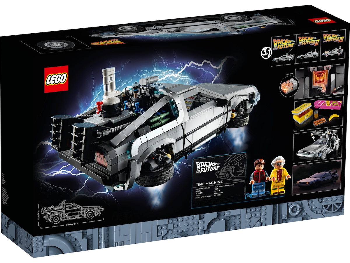 LEGO Icons Tidsmaskin från Tillbaka till framtiden 10300 LEGO