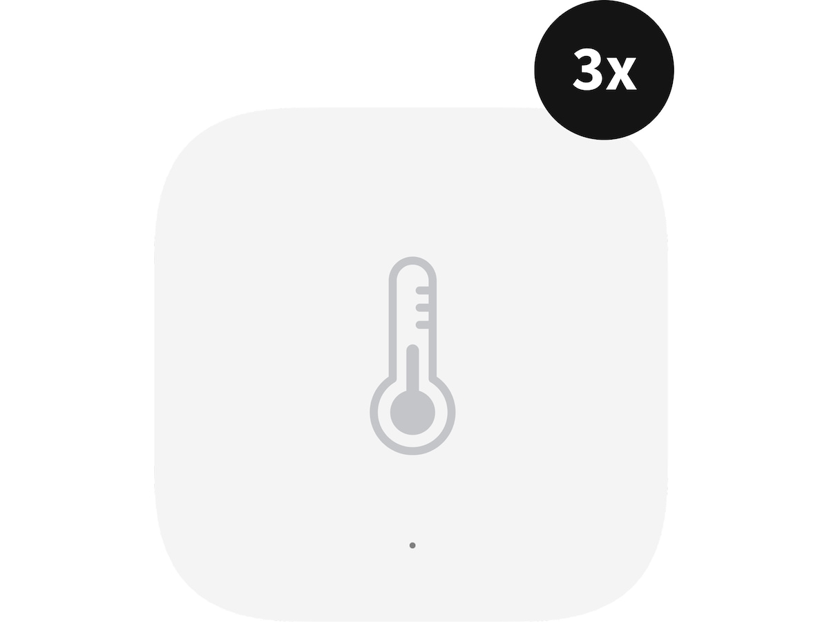 Aqara Temperature and Humidity Sensor T1 3-pack Sensorer