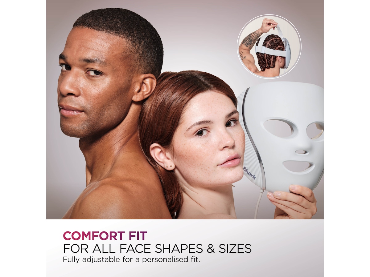 Shark Cryoglow FW312EUPL LED ansiktsmask med kylning Ansiktsbehandling