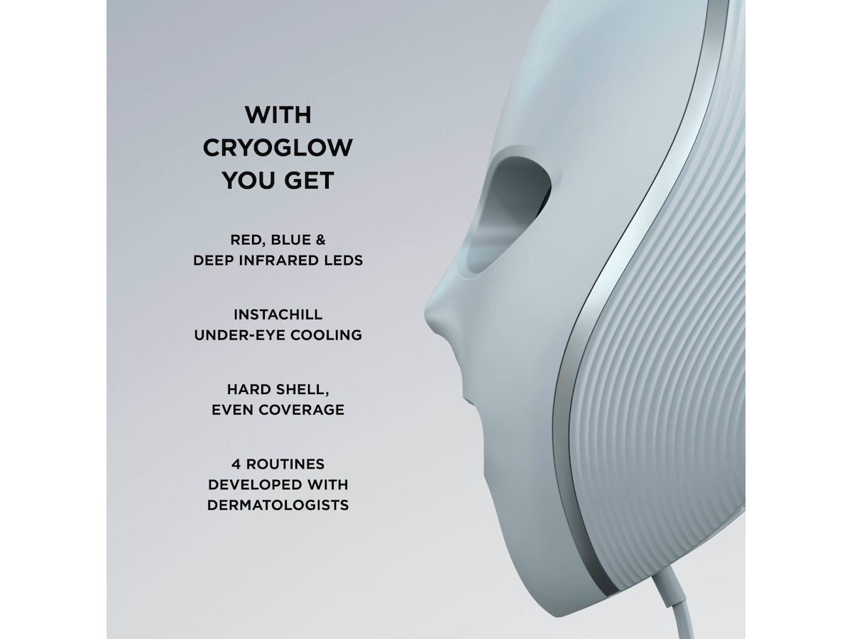 Shark Cryoglow FW312EUPL LED ansiktsmask med kylning Ansiktsbehandling