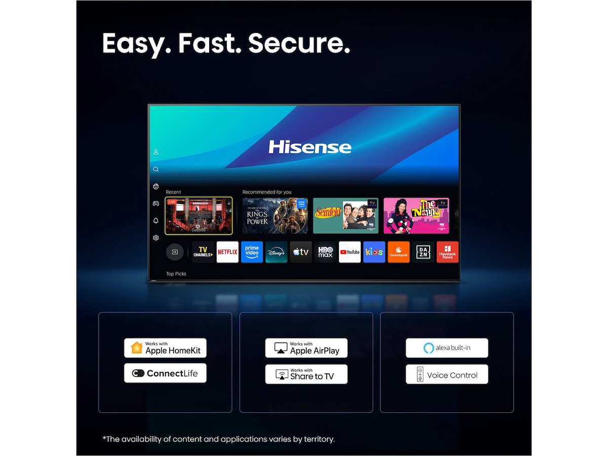 Hisense 85" U7S PRO MiniLED Smart TV (2026) Över 80 tums TV