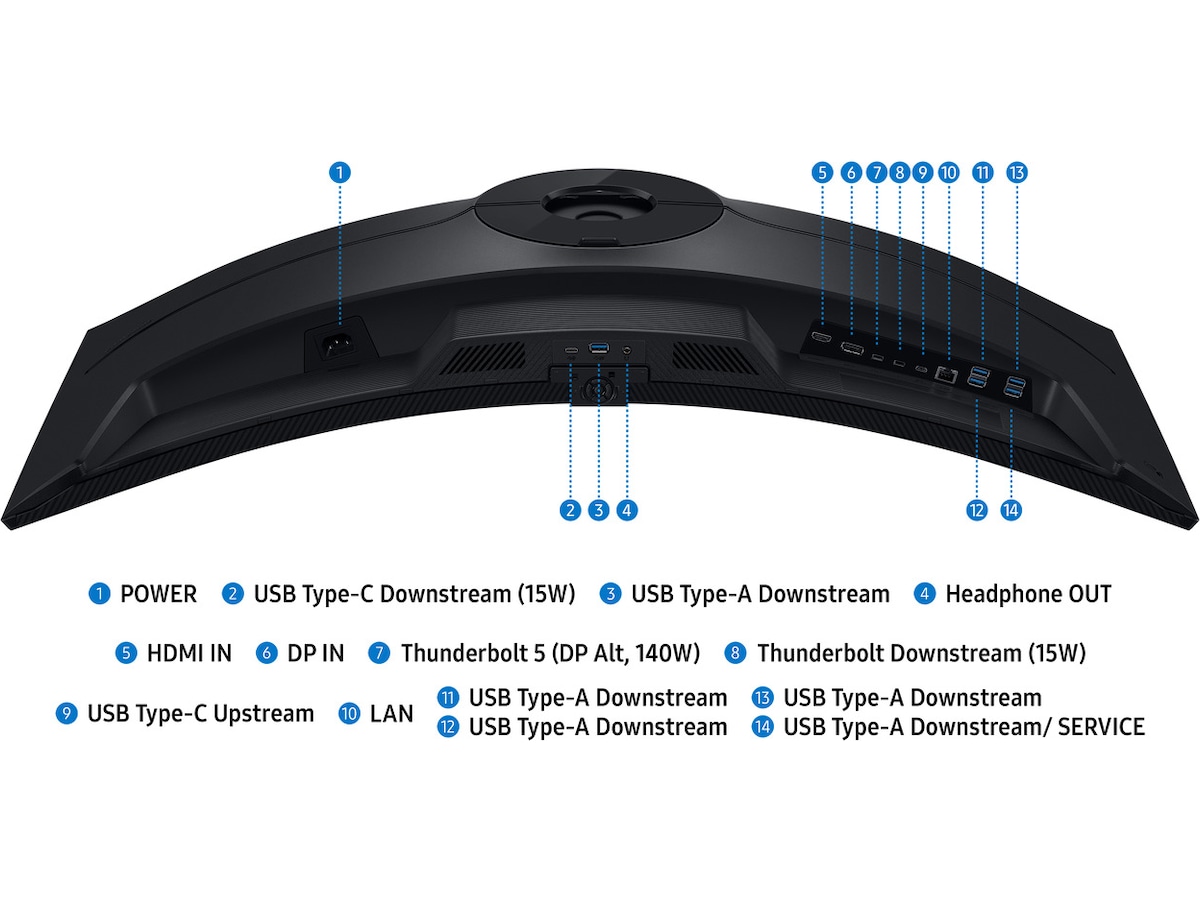 Samsung 40" curved skärm S40H85TH Bildskärmar