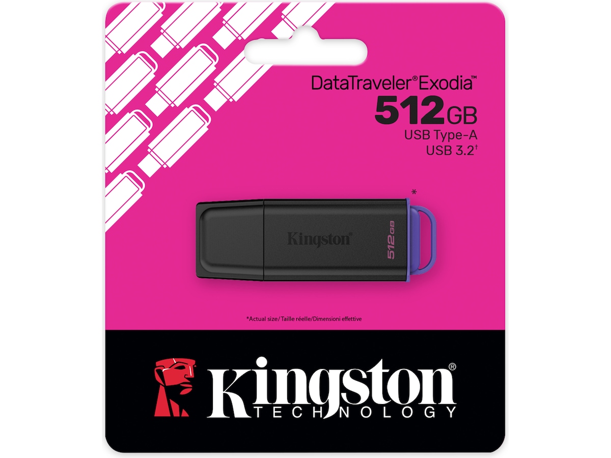 Kingston DataTraveler Exodia 512GB USB-minnen