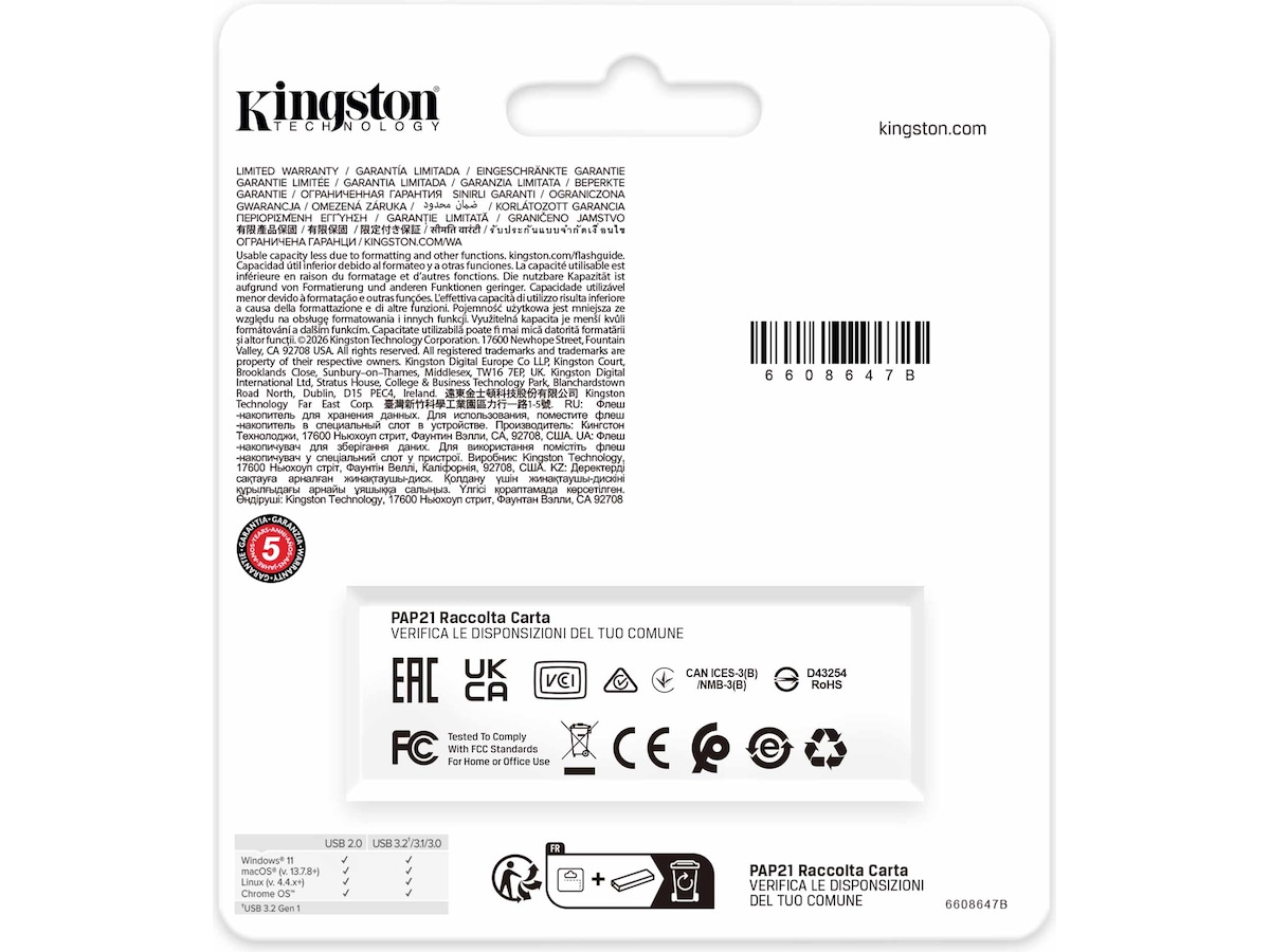 Kingston DataTraveler Exodia 512GB USB-minnen
