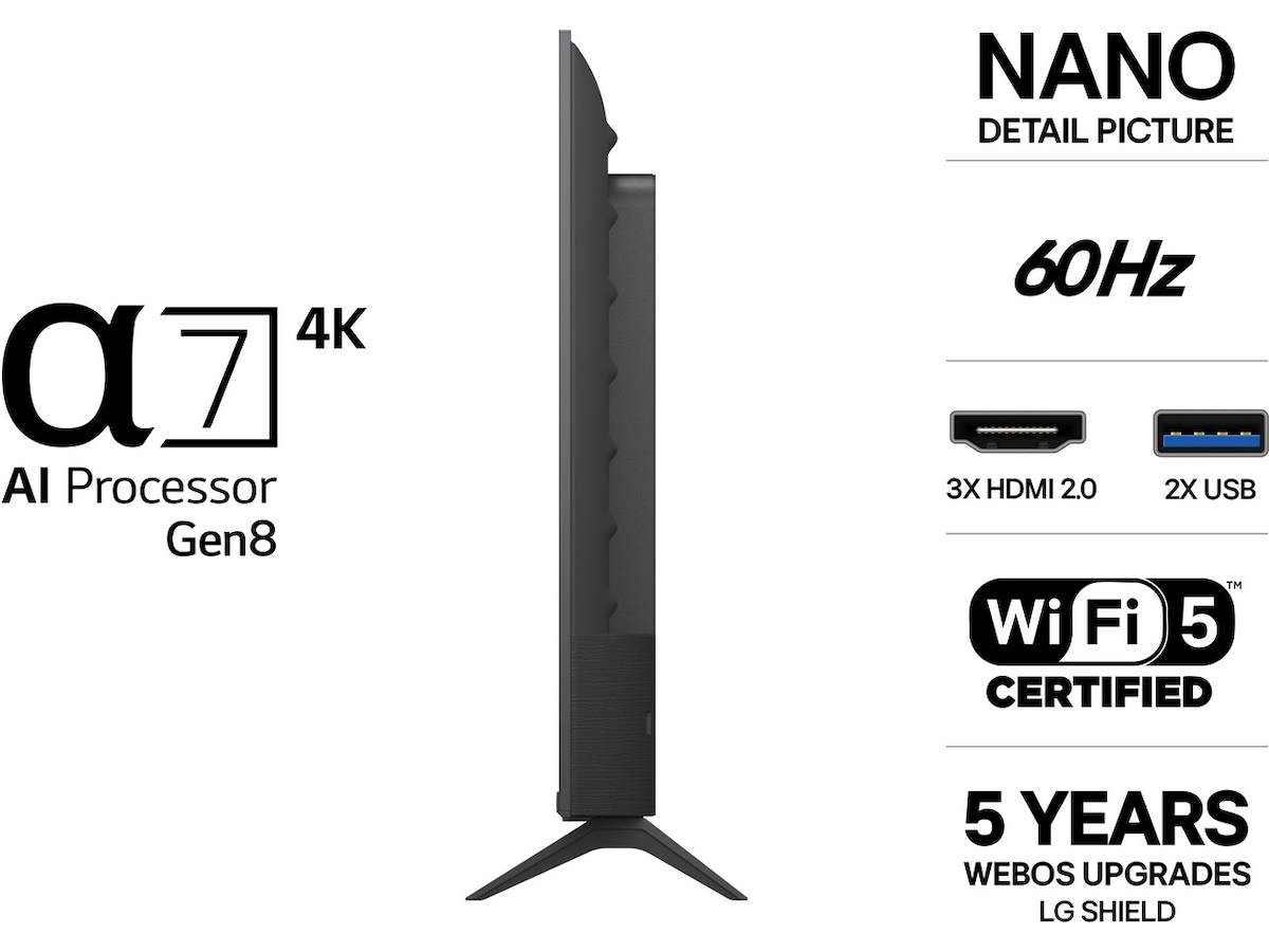LG 43" NU90 Nano UHD Smart TV (2026) 20 - 49 tums TV