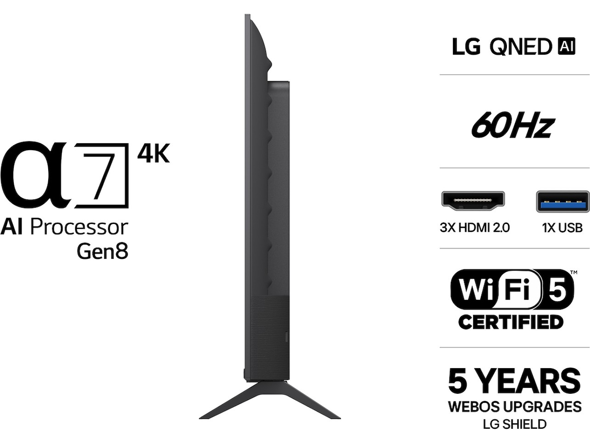 LG 43" QQNED70 MiniLED 4K Smart TV (2026) 20 - 49 tums TV