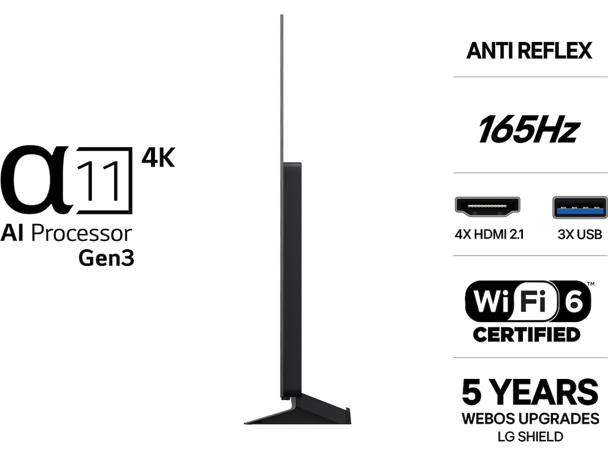 LG 55" C65 OLED Evo Smart TV (2026) 50 - 59 tums TV