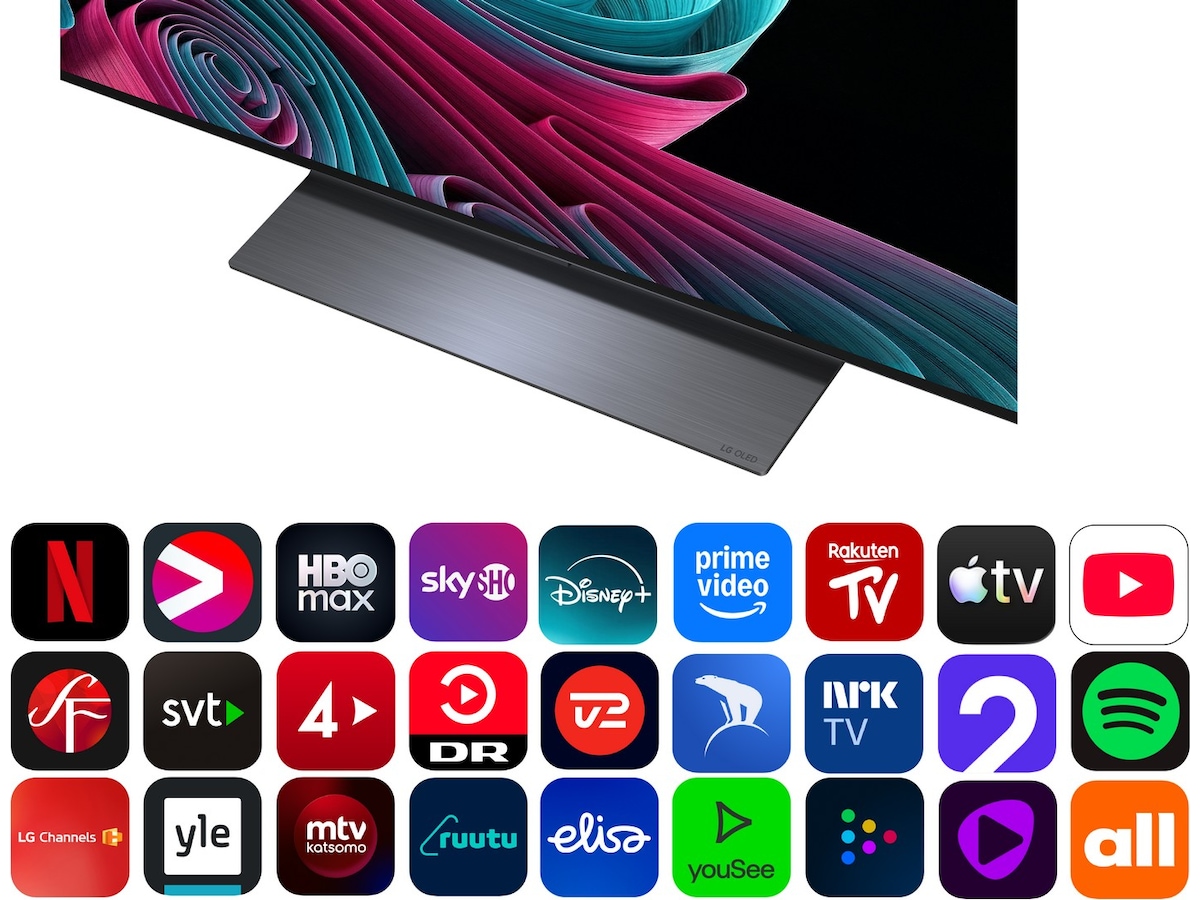 LG 55" C65 OLED Evo Smart TV (2026) 50 - 59 tums TV