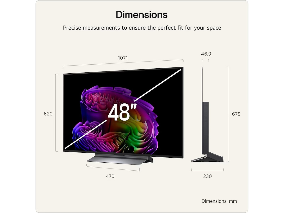 LG 48" G66 OLED evo 4K Smart TV (2026) 20 - 49 tums TV