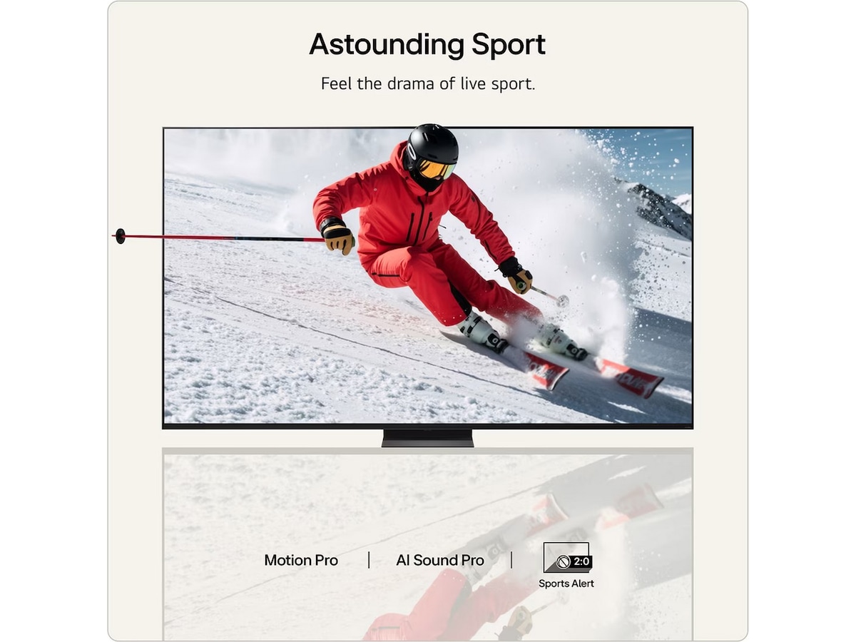 LG 100'' QNED evo AI 87B6 MiniLED 4K TV (2026) Över 80 tums TV