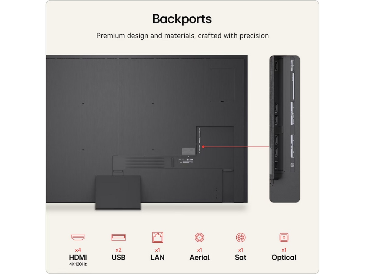 LG 100'' QNED evo AI 87B6 MiniLED 4K TV (2026) Över 80 tums TV