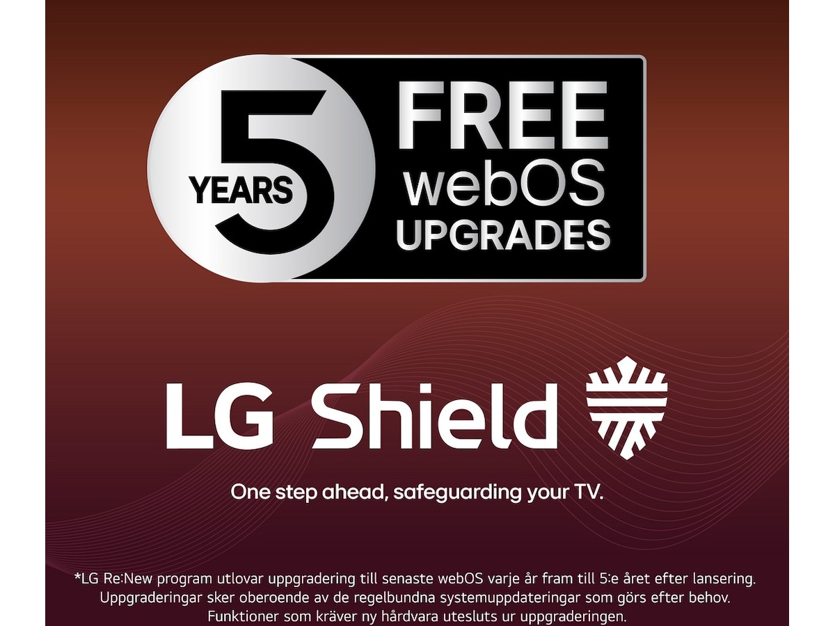 LG 85" NU90 Nano UHD Smart TV (2026) Över 80 tums TV