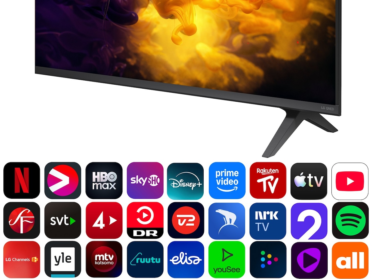 LG 65" QQNED70 MiniLED 4K Smart TV (2026) 60 - 69 tums TV