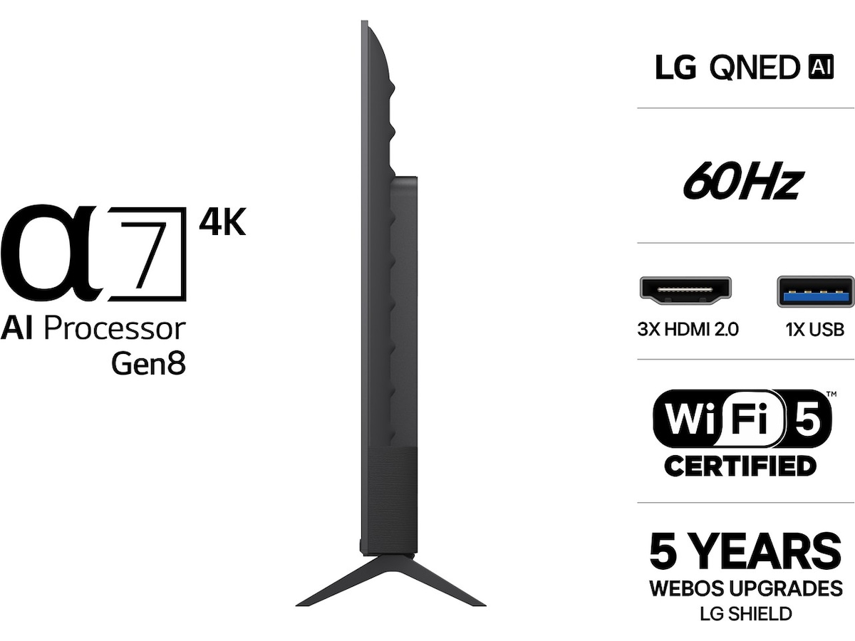 LG 50" QQNED70 MiniLED 4K Smart TV (2026) 50 - 59 tums TV